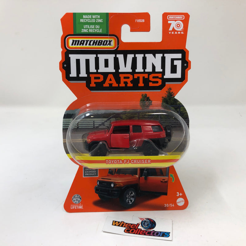 Toyota FJ Cruiser * RED * 2023 Matchbox Moving Parts Case G