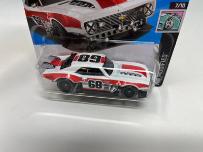 Custom '68 Camaro #81 * White * 2024 Hot Wheels SHORT CARD Case L