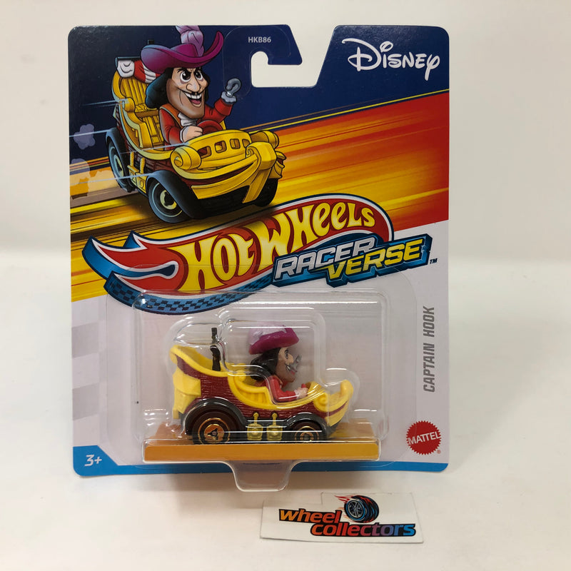 Captain Hook Disney RACER VERSE * Hot Wheels Character Cars Disney