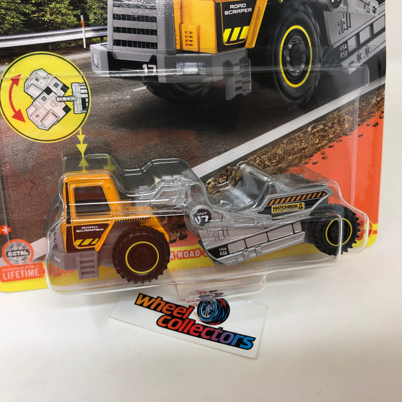 MBX Road Scraper * 2023 Matchbox Working Rigs Case V