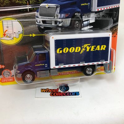 International Box Truck Goodyear * 2023 Matchbox Working Rigs Case V