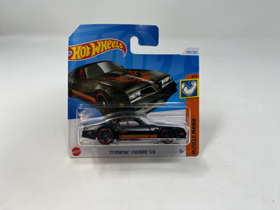 '77 Pontiac Firebird T/A #206 * Black * 2024 Hot Wheels SHORT CARD Case L