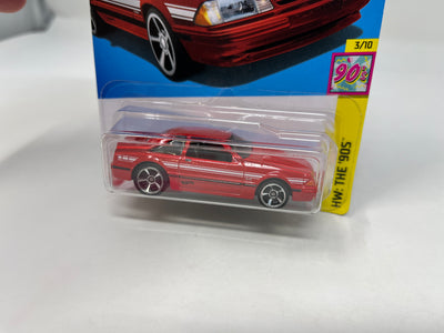 '92 Ford Mustang #194 * RED * 2024 Hot Wheels Case L