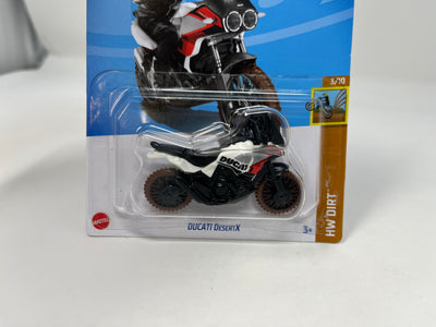 Ducati DesertX #197 * White * 2024 Hot Wheels Case L