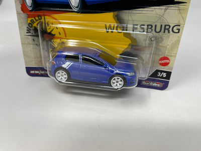 Volkswagen Golf MK7 * BLUE * 2024 Hot Wheels WORLD TOUR  Car Culture Case A