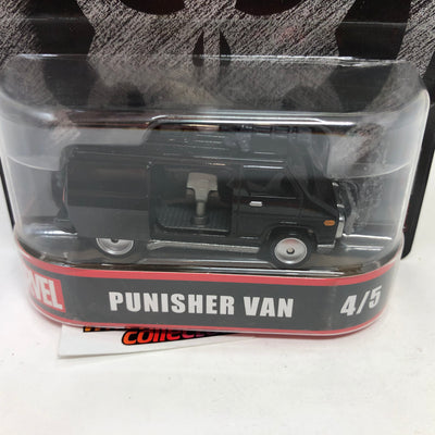 Punisher Van 4/5 Marvel * Hot Wheels Retro Entertainment