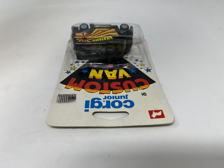 Figurine Corgi Juniors - Ford Transit Van Jaune (1994) - Modèle Réduit 1:64 - Occasion Collection