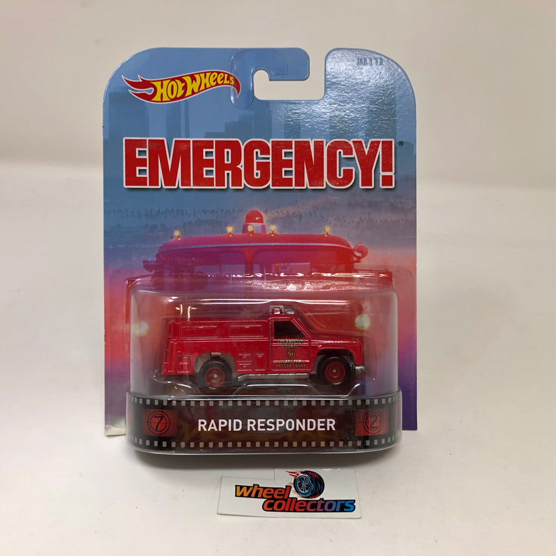 Rapid Responder Emergency! * Hot Wheels Retro Entertainment