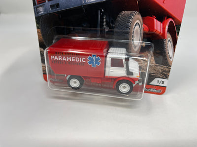 '88 Mercedes Unimog U1300 * Hot Wheels Willd Terrain Car Culture