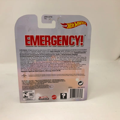 Rapid Responder Emergency! * Hot Wheels Retro Entertainment