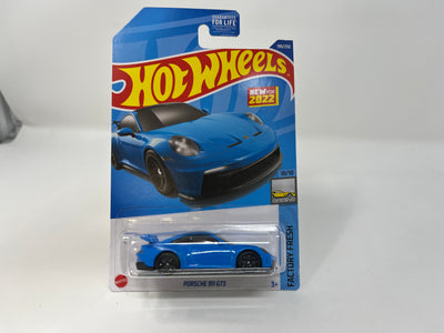 Porsche 911 GT3 #199 * Blue * 2022 Hot Wheels Basic