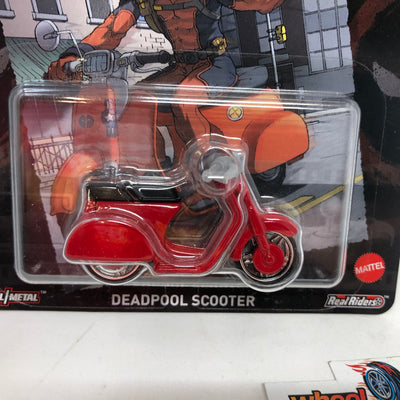 Deadpool Scooter * RED * Hot Wheels Retro Entertainment