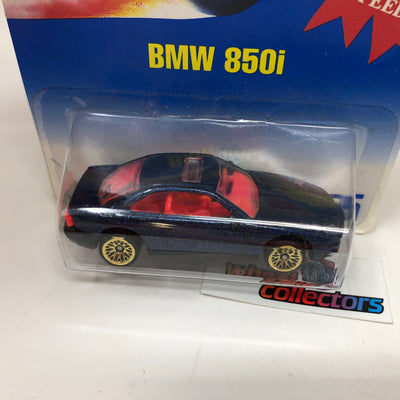 BMW 850i #255 Gold Medal * Hot Wheels Blue Card Series