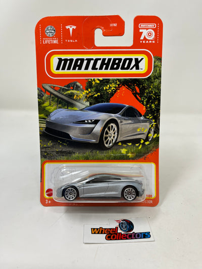 Tesla Roadster #91 * Silver * 2023 Matchbox Case Q