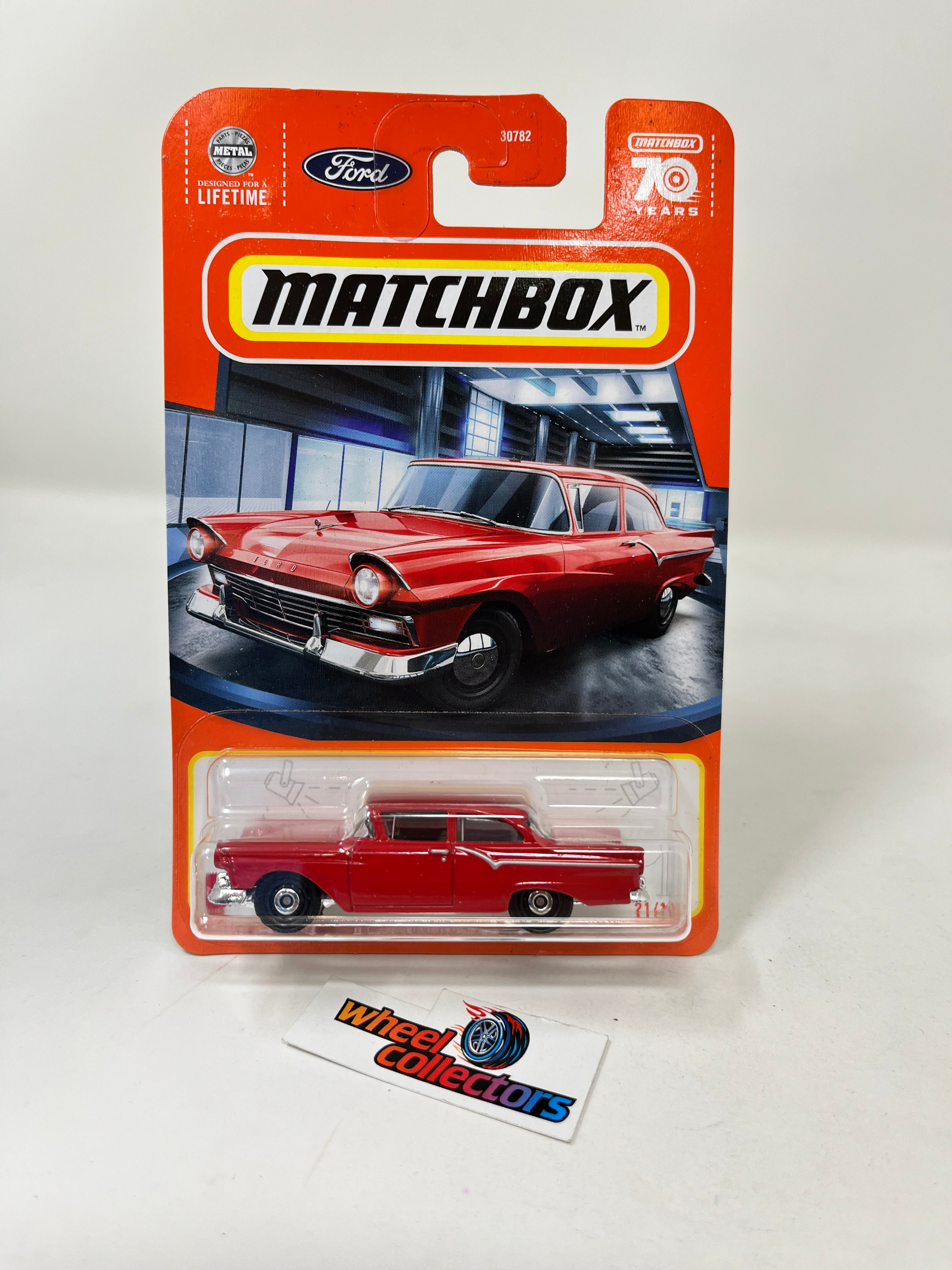 1957 Ford Custom 300 #21 * RED * 2023 Matchbox Case Q – Wheelcollectors LLC