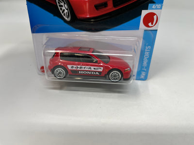 '92 Honda Civic EG #95 * RED * 2024 Hot Wheels