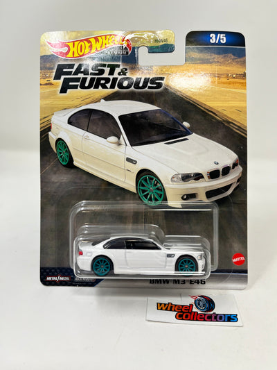 BMW M3 E46 * White * 2023 Hot Wheels Fast & Furious Case C