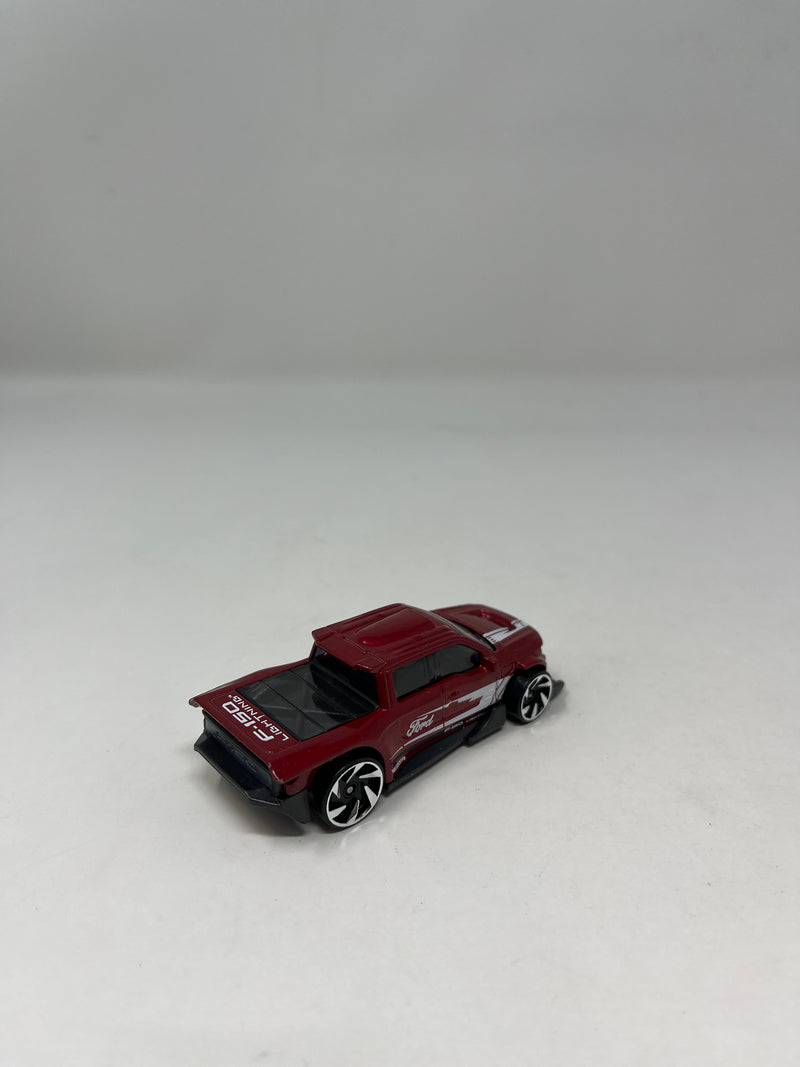 Ford F-150 Lightning * RED * Hot Wheels 1:64 scale Loose Diecast model