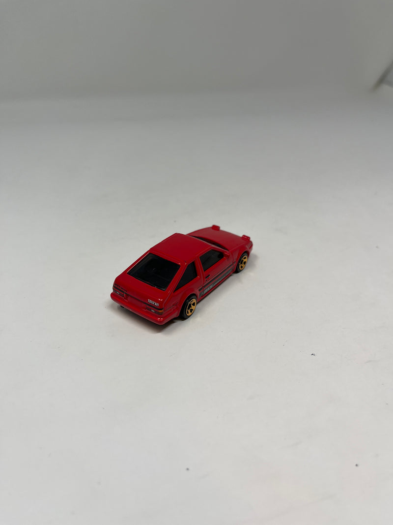 Toyota AE86 Sprinter Trueno * RED * Hot Wheels 1:64 scale Loose Diecast model