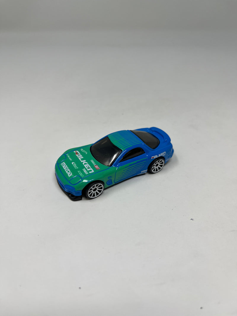 1995 Mazda RX-7 * Blue * Hot Wheels 1:64 scale Loose Diecast model