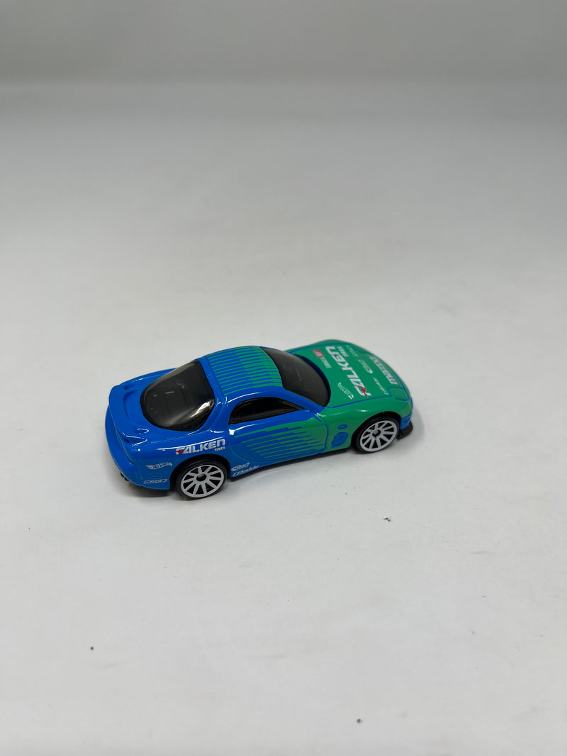 1995 Mazda RX-7 * Blue * Hot Wheels 1:64 scale Loose Diecast model