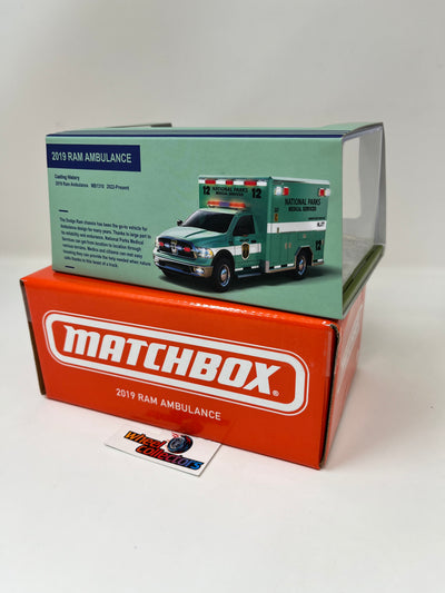 2019 RAM Ambulance National Parks * 2023 Matchbox Collection