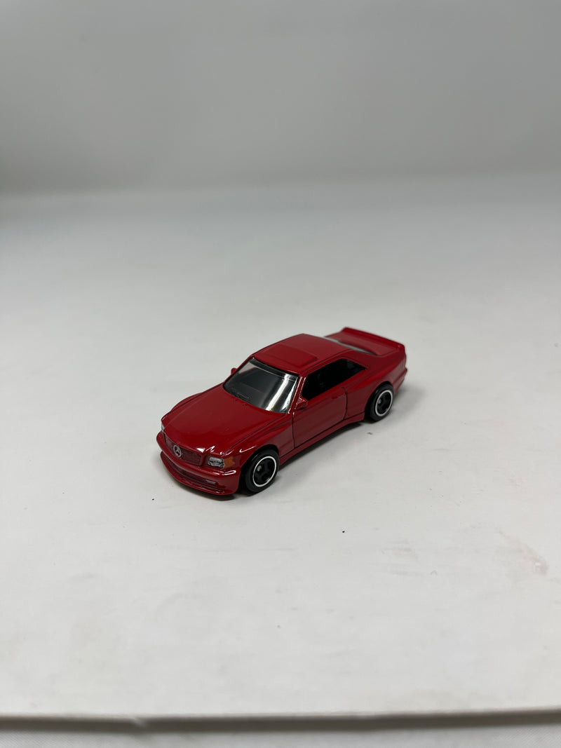 1989 Merceds-Benz 560 SEC AMG * RED * Hot Wheels 1:64 scale Loose Diecast model