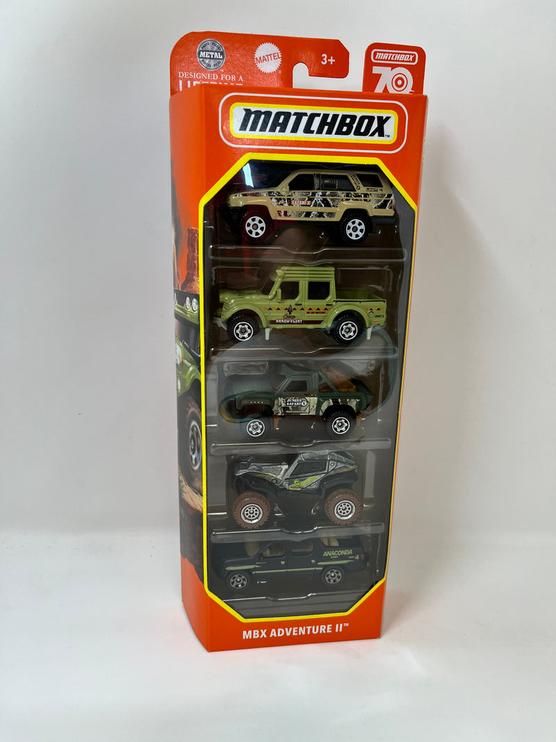 Adventure II 5-Pack * 2023 Matchbox 70th Annivsary 5-Pack Case P