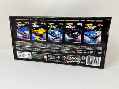 FAST IMPORTS 5 Car Set * Limited Edition Collectors Box Hot Wheels Fast & Furious