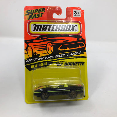 '87 Chevy Corvette #14 * Matchbox Basic series