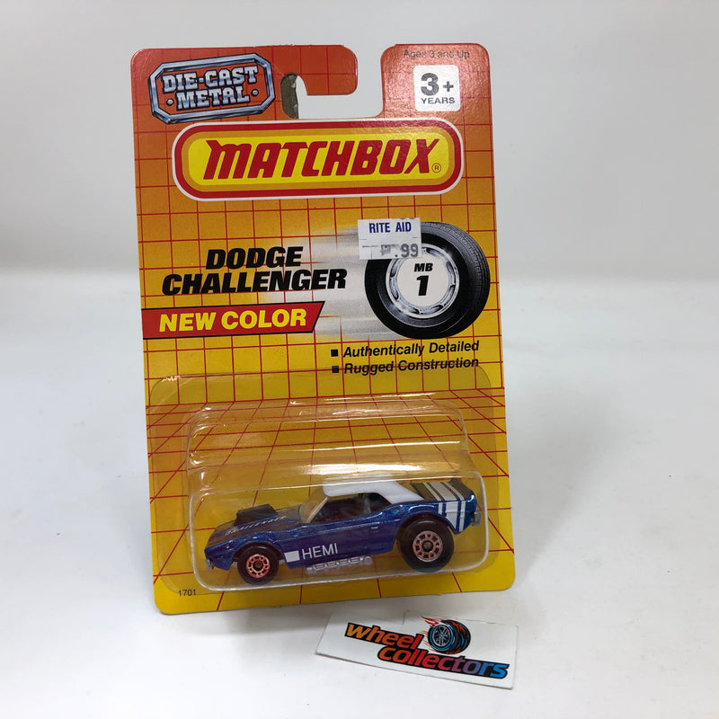 Dodge Challenger MB 1 * Blue * Matchbox Superfast Series