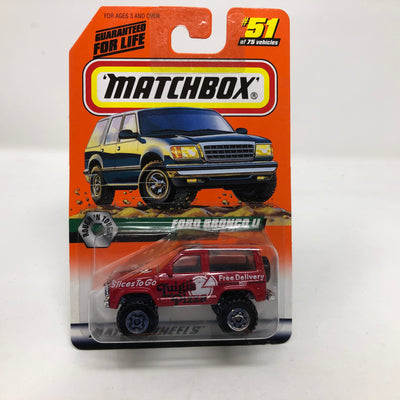 Ford Bronco II #51 * Matchbox Basic series