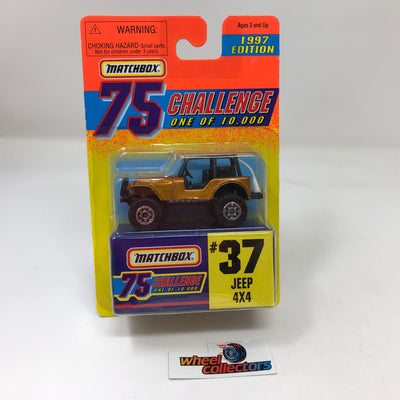 Jeep 4x4 #37 * 1997 Matchbox 75 Challenge