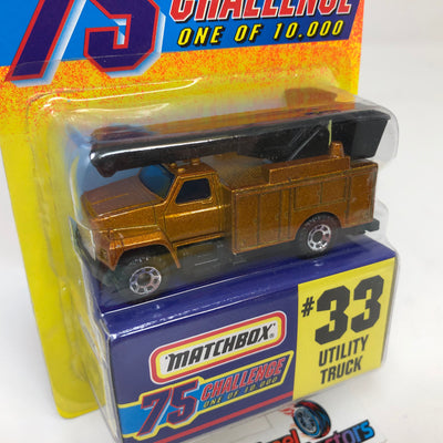 Utility Truck #33 * 1997 Matchbox 75 Challenge