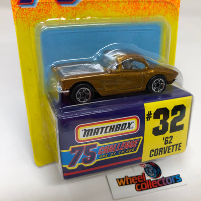'62 Corvette #32 * 1997 Matchbox 75 Challenge