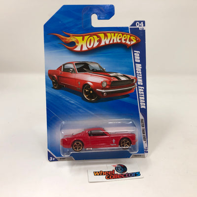 Ford Mustang Fastback #130 * RED * 2010 Hot Wheels