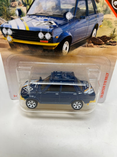 '70 Datsun 510 Rally * Blue * Matchbox Basic Series