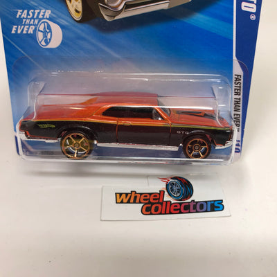 '67 Pontiac GTO #134 * Orange/Black Walmart Only * 2010 Hot Wheels