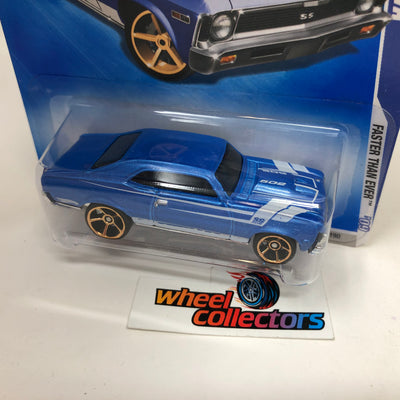 Chevy Nova #136 * Blue Walmart Only * 2009 Hot Wheels