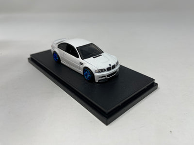 BMW M3 E46 * Hot Wheels 1:64 scale Custom Build w/ Rubber Tires