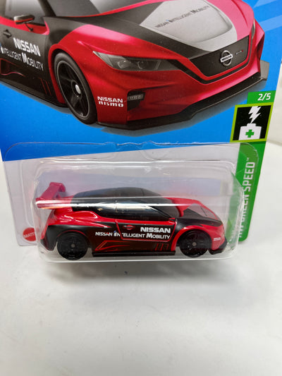 Nissan Leaf Nismo RC_02 #100 * RED * 2022 Hot Wheels Basic