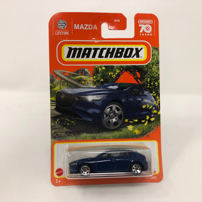 2019 Mazda 3 #50 * Blue * 2023 Matchbox Case W
