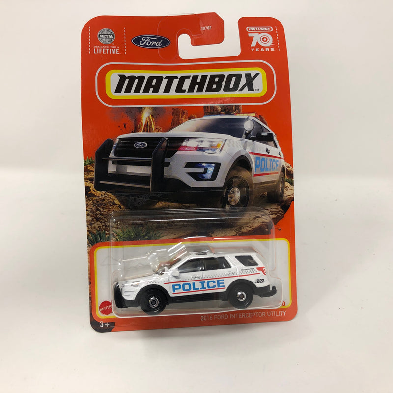 2016 Ford Interceptor Utility * 2023 Matchbox Case W