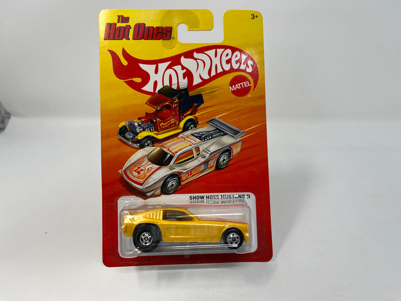 Show Hoss Mustang II * Yellow  * Hot Wheels The Hot Ones