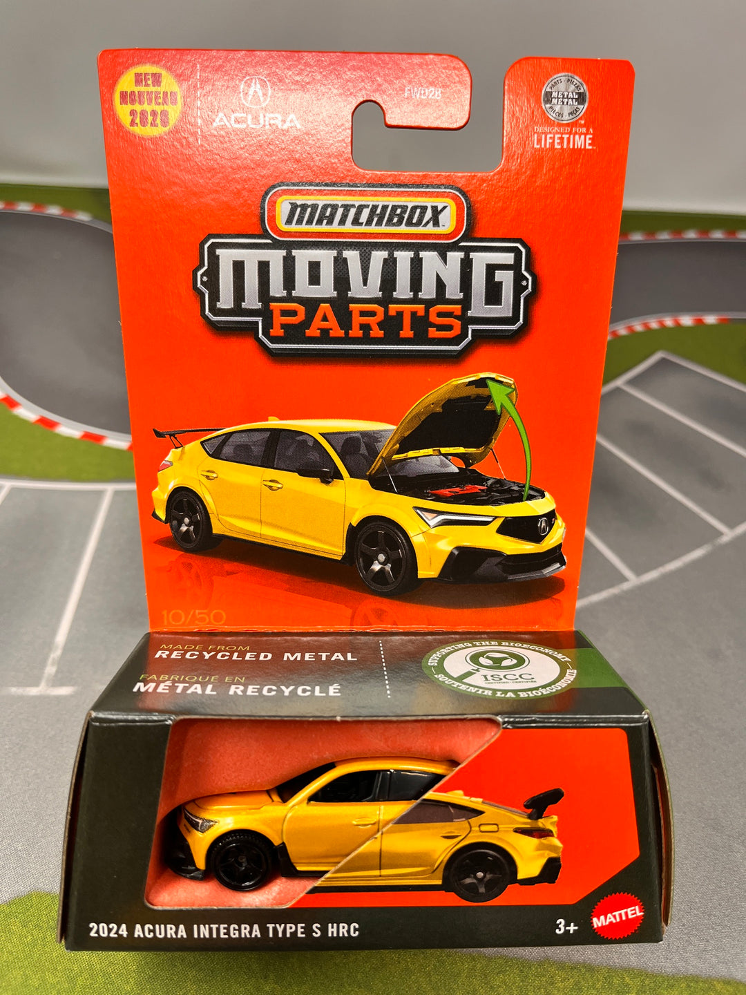 2024 Acura Integra Type S HRC * Yellow * 2026 Matchbox Moving