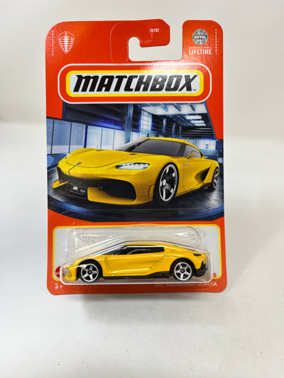 2021 Koenigsegg Gemera #74 * Yellow * 2024 Matchbox Case A
