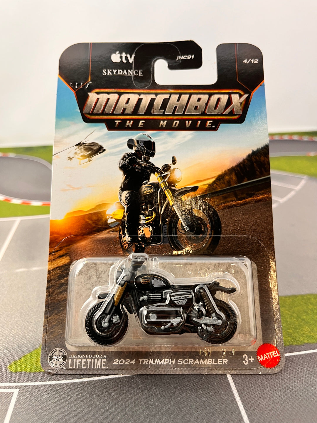 2024 Triumph Scrambler 4/12 * 2026 Matchbox Mainline The Movie