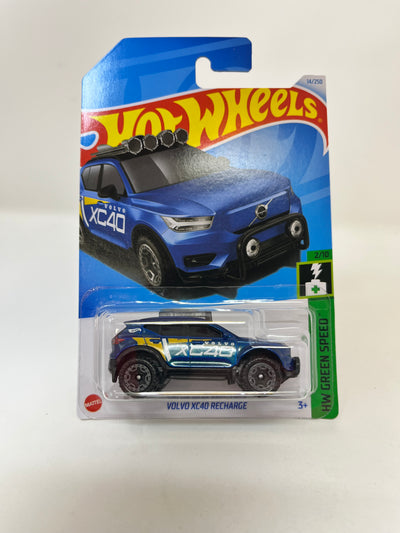 Volvo XC40 Recharge #14 * Blue * 2024 Hot Wheels Basic Case A