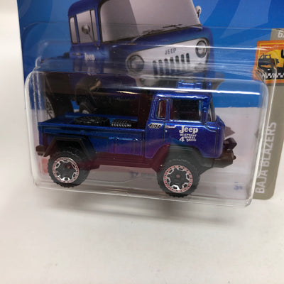 '57 Jeep FC #218 * Blue * 2023 Hot Wheels Short Card Case P