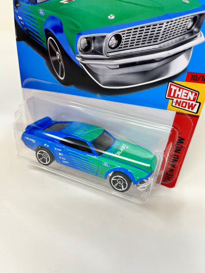 '69 Ford Mustang Boss 302 #244 * Blue * 2023 Hot Wheels Basic
